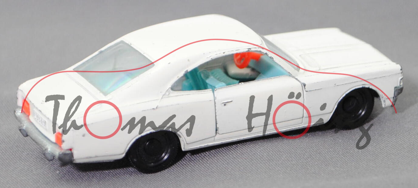 Siku V271 オペル レコード クーペ 00001 OPEL REKORD Coupé (Modell 1967-1972), weiß, innen